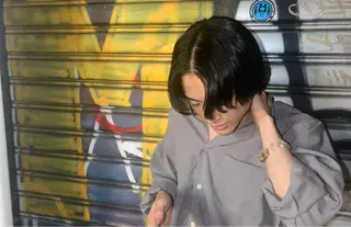 メンズ ハイトーン職人 ♡中島凱人のヘアスタイル