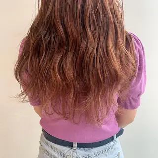 カラー 山口 莉奈のヘアスタイル