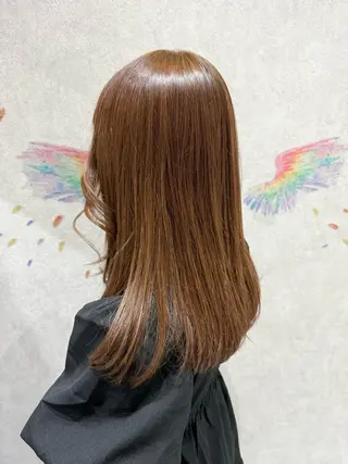 セミロング カラー 韓国ヘアー🦄ྀི オタク美容師🌈山本のヘアスタイル