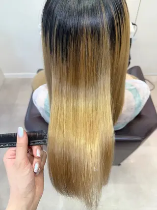 ロング オタク美容師☃️🩵 ヘアアレンジ/暗髪のヘアスタイル