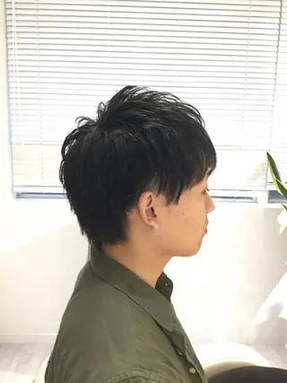 ショート メンズ 金子 富士のヘアスタイル