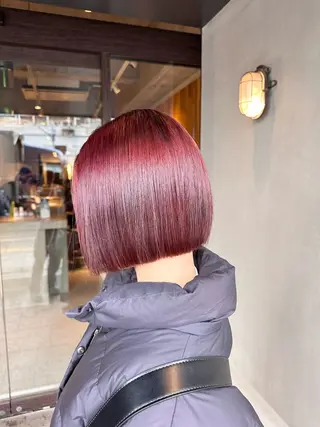 ミディアム カラー ピンクカラー/ mana🎀のヘアスタイル