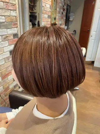 ショート カラー 三瓶 龍皇のヘアスタイル