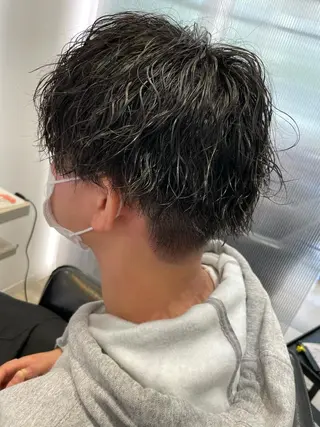 パーマ センター南　髪質改善 大引　優のヘアスタイル