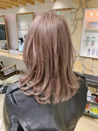 セミロング 新宿 木下拓哉のヘアスタイル
