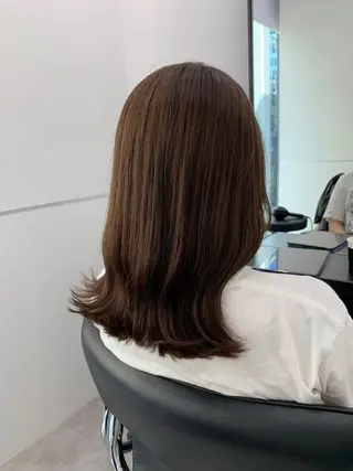 ミディアム カラー 本格ヘッドスパ🌿 ×ヘア 佐藤のヘアスタイル