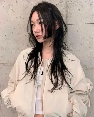 ミディアム 韓国レイヤー🇰🇷 🤍🎀honokaのヘアスタイル