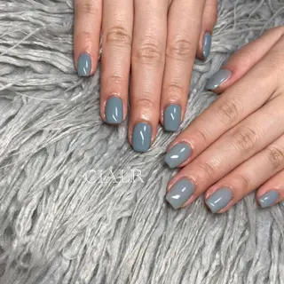 ショート カラー ネイル nail salon LNのネイルデザイン