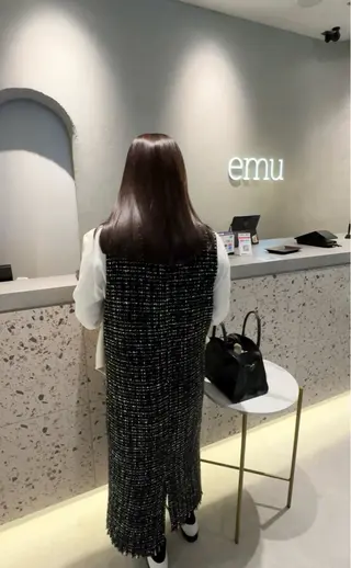 セミロング 中村 美穂のヘアスタイル