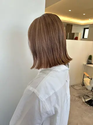 セミロング 山本 茉希のヘアスタイル