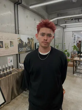 カラー メンズ メンズショート/ 海外ブロンド/ｿｳﾀのヘアスタイル