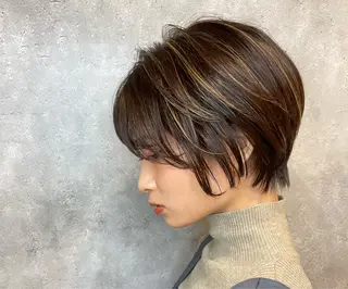 ショート カラー 西村 文豪のヘアスタイル