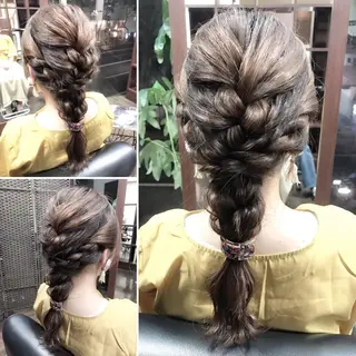 ロング ヘアアレンジ 沢田 瞳のヘアスタイル