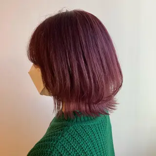 ショート カラー 尾籠 美幸 （オゴモリ ミユキ）のヘアスタイル