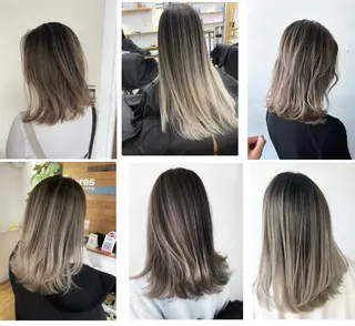 ロング カラー かわさき ともやのヘアスタイル