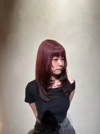 ロング み うのヘアスタイル