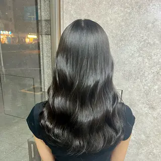 ロング SHUN/韓国/ レイヤー/透明感🖤のヘアスタイル