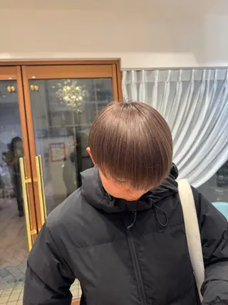 カラー メンズ 河添 麗菜のヘアスタイル