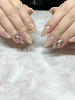 セミロング アトリエAIHA★ フィルイン推奨サロンのネイルデザイン