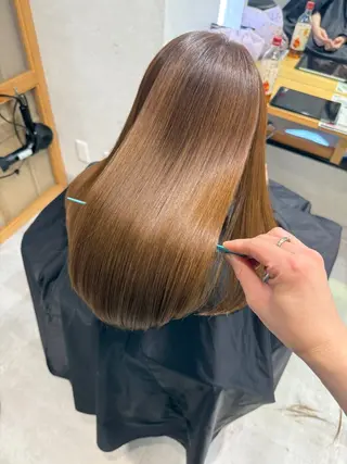 ロング ✨シルクストレート✨ 美髪髪質改善Yukiのヘアスタイル