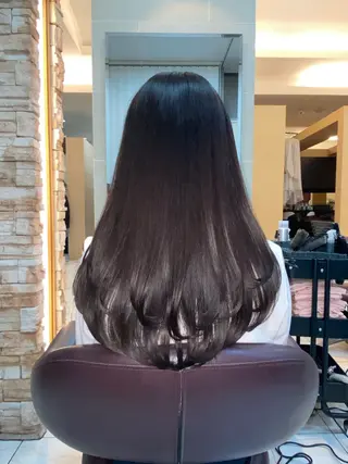 ロング 皆川 優奈のヘアスタイル