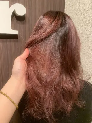 セミロング カラー 前之園 ひかるのヘアスタイル
