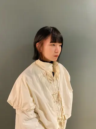 ミディアム カラー stylist トモヤのヘアスタイル
