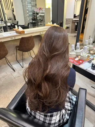 ロング カラー 韓国ヘア🇰🇷 YUKINAのヘアスタイル