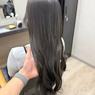 セミロング カラー 有田裕真 【ブリーチカラー】のヘアスタイル
