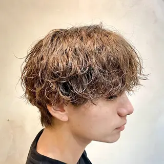 ミディアム パーマ メンズ yukiho❤️ GAUDI 池袋のヘアスタイル