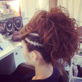 ヘアアレンジ 福永 里奈のヘアスタイル