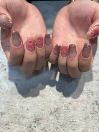 ネイル mellow:ｸﾙﾐ ﹡˖˟༝🎀˖˟ ༝のネイルデザイン