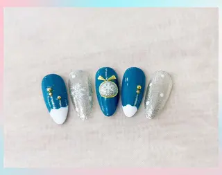 ネイル H3 Nail Tsuki🦋💙のネイルデザイン