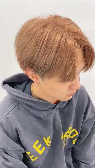 ショート カラー ヘアアレンジ メンズ ハイトーン特化🌟 カワシマシュンスケのヘアスタイル