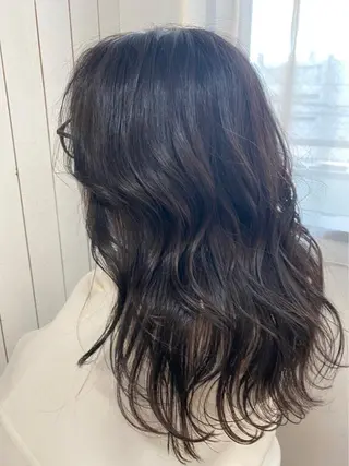 ロング 阪神西宮★JUNO 川﨑温子のヘアスタイル