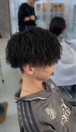 ショート パーマ メンズ DEW SHUNSUKEのヘアスタイル