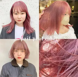 ミディアム カラー haco＋所属・圧倒的デザイン力 店長🎨RENAのヘアスタイル