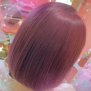 ミディアム カラー ビューティサロン ミルクのヘアスタイル