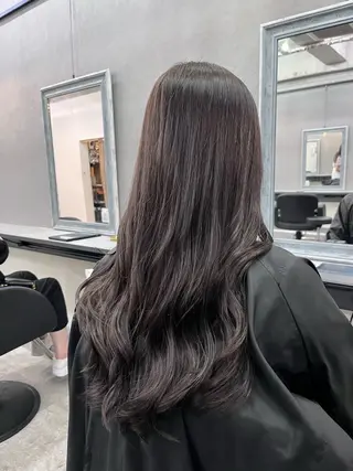 ミディアム カラー ブリーチ有無Wカラー メンズパーマ大成のヘアスタイル