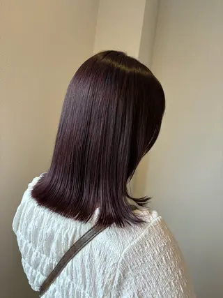 ミディアム カラー カットパーマモデル 募集中🧺アンジュのヘアスタイル