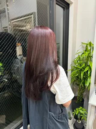 カラー レイヤー/ハイトーン ヒガシサヨのヘアスタイル