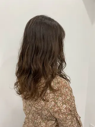 セミロング カラー パーマ ヘアアレンジ レイヤー/メンズ🥑 マエダアズミ🥑のヘアスタイル