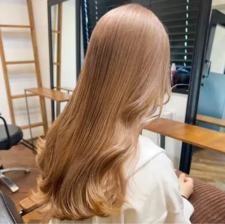 カラー ブリーチカラー×艶 🍨mihoのヘアスタイル