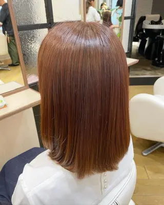 ミディアム 艶感🫧透明感カラー YUKARIのヘアスタイル