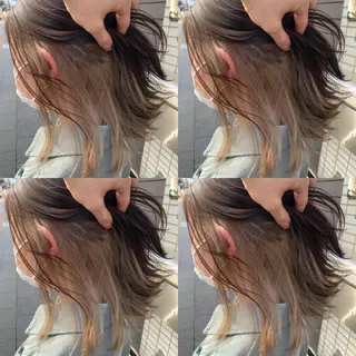ミディアム ✨縮毛矯正✖︎顔周り レイヤー✨ナカムラのヘアスタイル