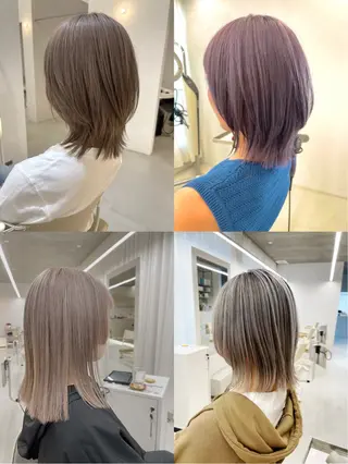 ミディアム 柴田泰秀sotti. 髪質改善/ブリーチのヘアスタイル