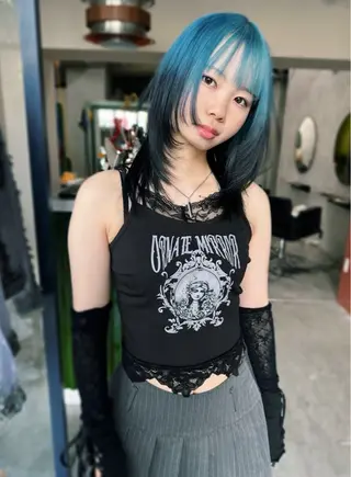 カラー 🧡色落ちまで2度 楽しめる🧡ヨシキのヘアスタイル
