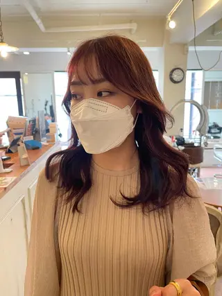 ロング 韓国ヘア🇰🇷 有田裕也のヘアスタイル
