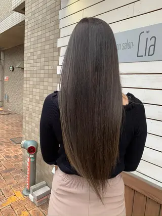 ロング DESIGNSALON LIA💎デザインサロン リア所属・レディース専用🌷咲 の垢抜けブリーチ部屋のヘアスタイル