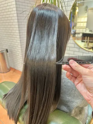 ロング カラー 石井 佑樹のヘアスタイル